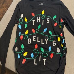 Maternity Christmas shirt